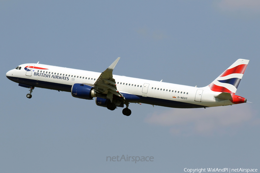 British Airways Airbus A321-251NX (G-NEOT) | Photo 511290