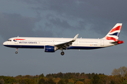 British Airways Airbus A321-251NX (G-NEOU) at  Hamburg - Fuhlsbuettel (Helmut Schmidt), Germany