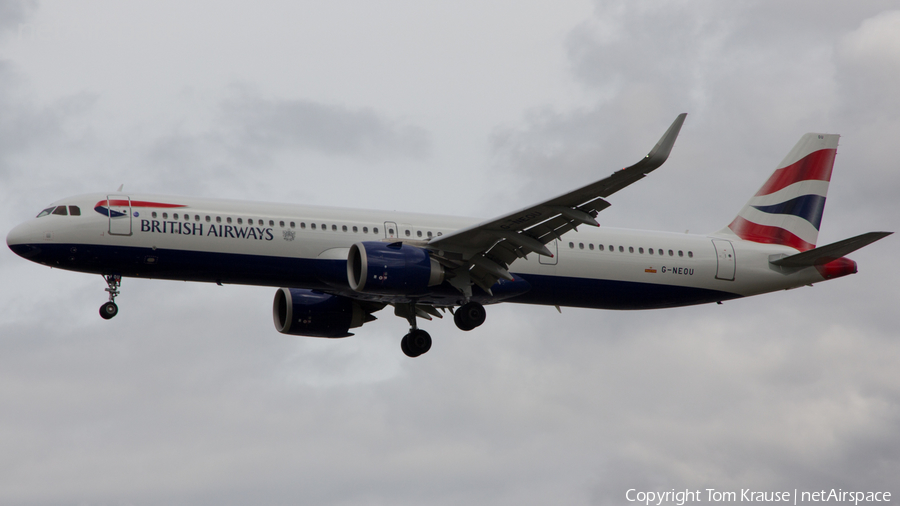 British Airways Airbus A321-251NX (G-NEOU) | Photo 361039
