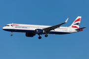 British Airways Airbus A321-251NX (G-NEOU) at  London - Heathrow, United Kingdom