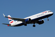 British Airways Airbus A321-251NX (G-NEOU) at  London - Heathrow, United Kingdom