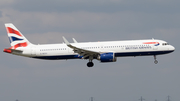 British Airways Airbus A321-251NX (G-NEOU) at  London - Heathrow, United Kingdom