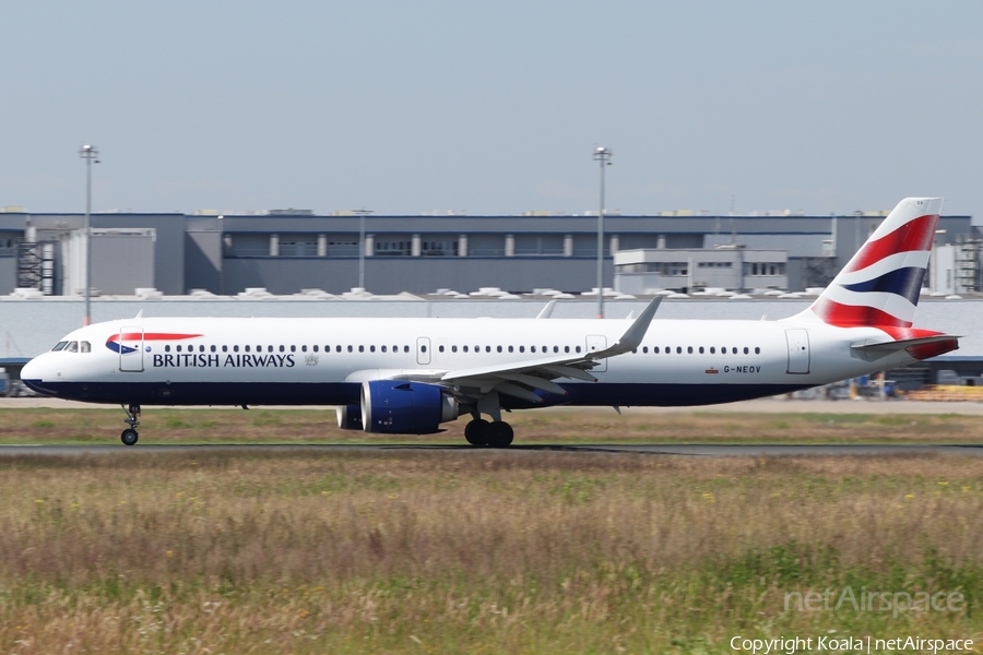 British Airways Airbus A321-251NX (G-NEOV) | Photo 629263