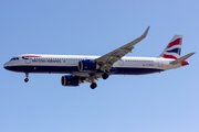 British Airways Airbus A321-251NX (G-NEOV) at  Gran Canaria, Spain