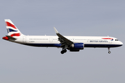 British Airways Airbus A321-251NX (G-NEOV) at  Warsaw - Frederic Chopin International, Poland