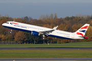 British Airways Airbus A321-251NX (G-NEOW) at  Hamburg - Fuhlsbuettel (Helmut Schmidt), Germany