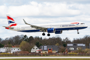 British Airways Airbus A321-251NX (G-NEOW) at  Hamburg - Fuhlsbuettel (Helmut Schmidt), Germany