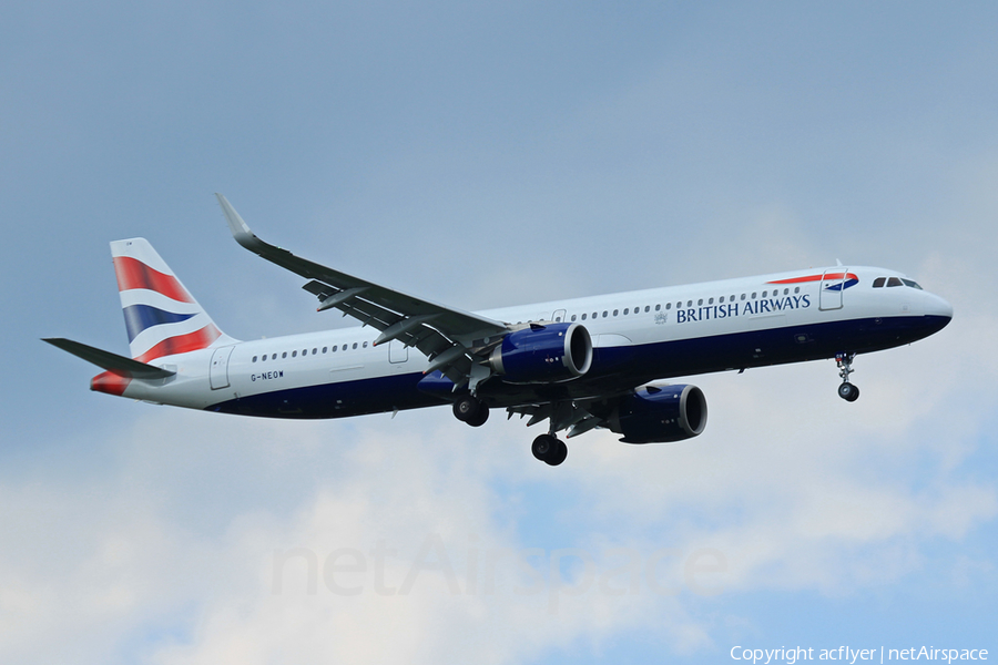 British Airways Airbus A321-251NX (G-NEOW) | Photo 451541