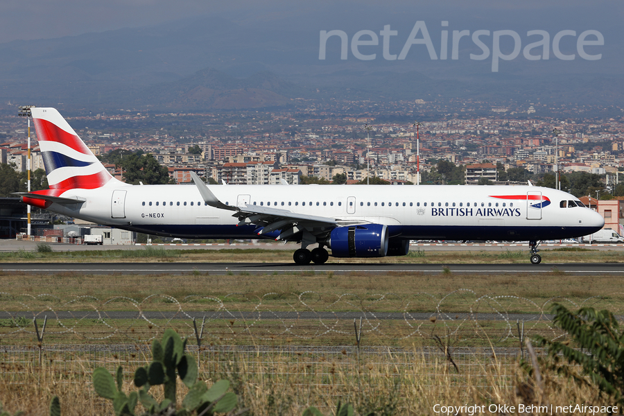 British Airways Airbus A321-251NX (G-NEOX) | Photo 475275