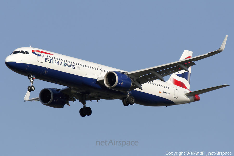 British Airways Airbus A321-251NX (G-NEOX) | Photo 634345