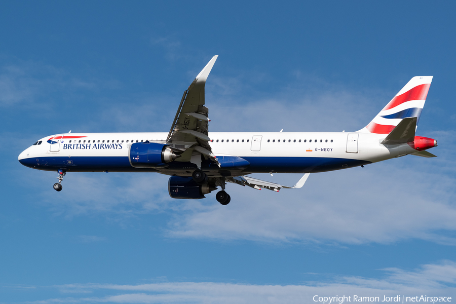 British Airways Airbus A321-251NX (G-NEOY) | Photo 479893