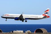 British Airways Airbus A321-251NX (G-NEOY) at  Gran Canaria, Spain