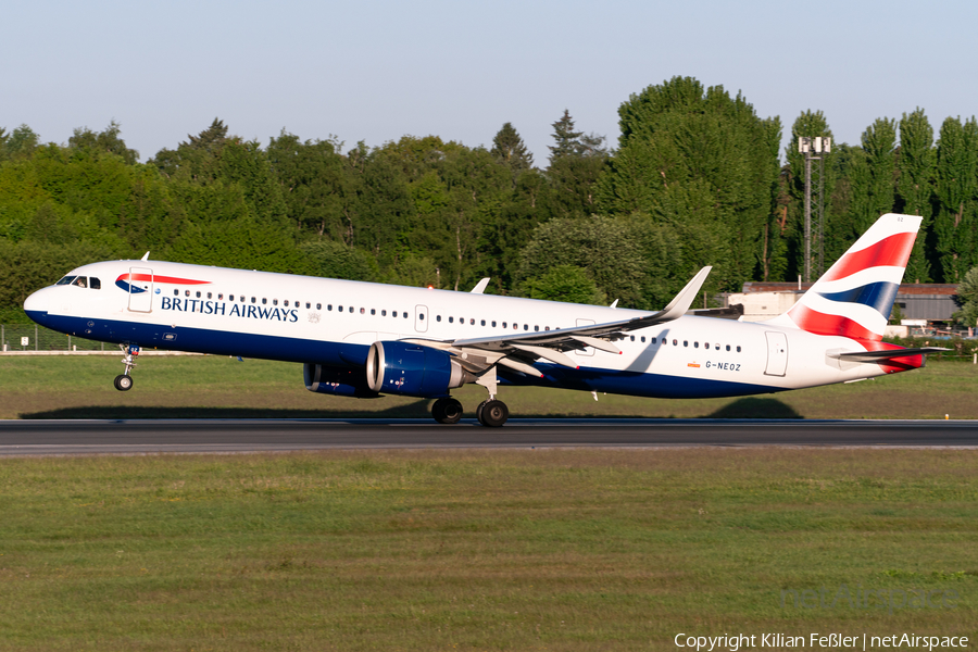 British Airways Airbus A321-251NX (G-NEOZ) | Photo 680395