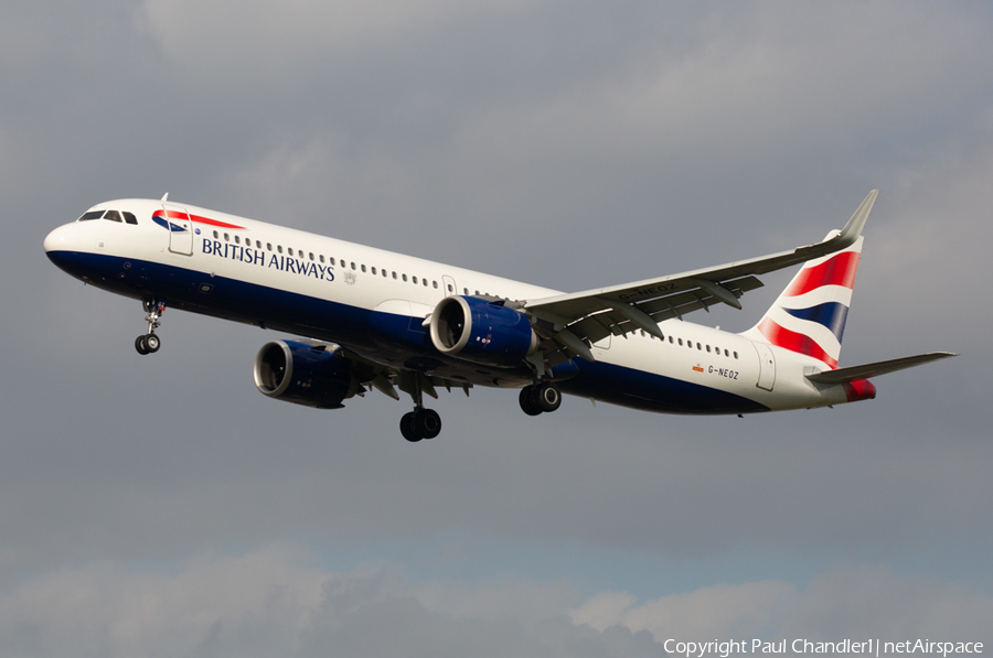 British Airways Airbus A321-251NX (G-NEOZ) | Photo 472022