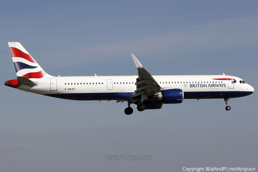 British Airways Airbus A321-251NX (G-NEOZ) | Photo 558064