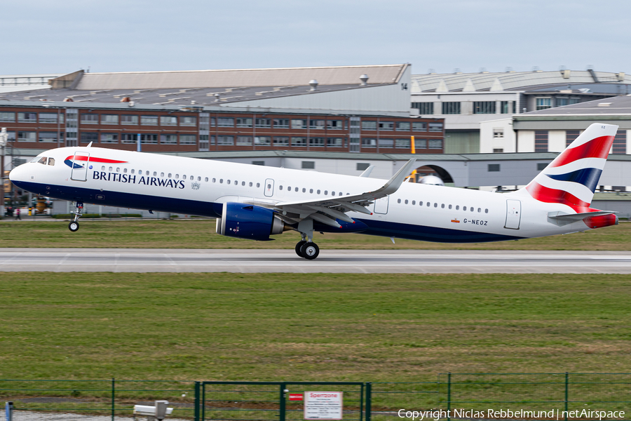 British Airways Airbus A321-251NX (G-NEOZ) | Photo 377526