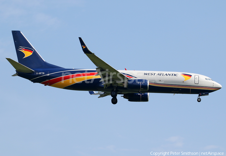 West Atlantic UK Boeing 737-83N(BCF) (G-NPTB) | Photo 328009