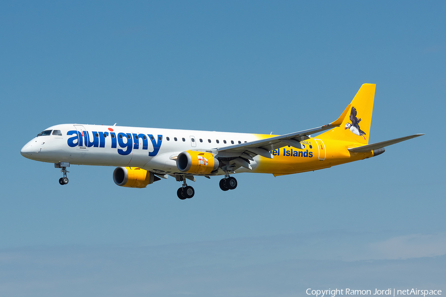 Aurigny Air Services Embraer ERJ-195STD (ERJ-190-200STD) (G-NSEY) | Photo 446704