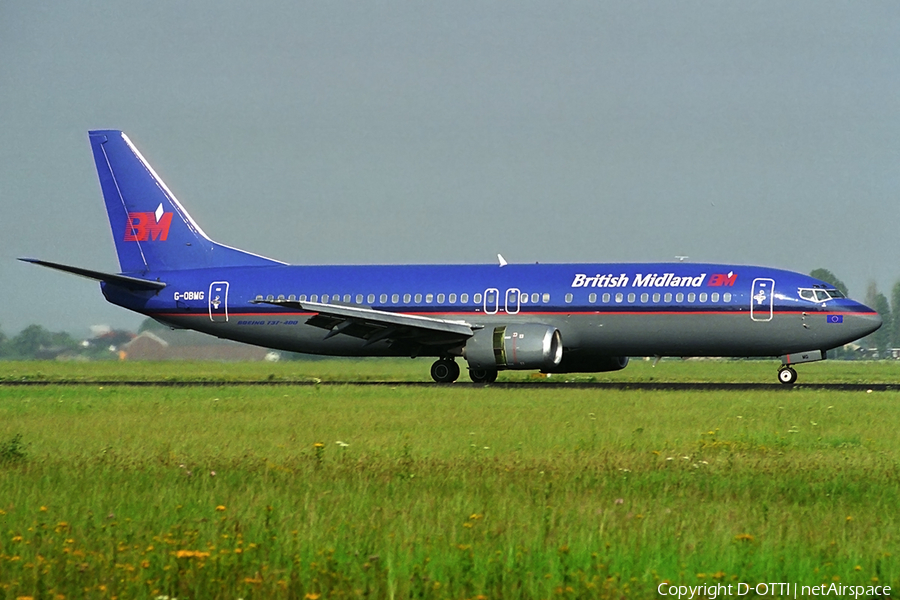 British Midland Airways - BMA Boeing 737-4Y0 (G-OBMG) | Photo 247584