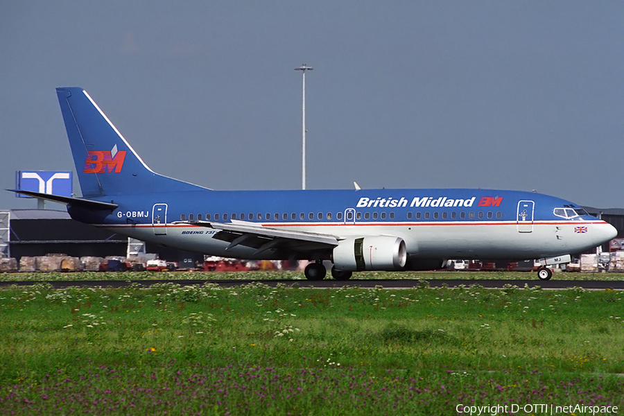 British Midland Airways - BMA Boeing 737-33A (G-OBMJ) | Photo 151567