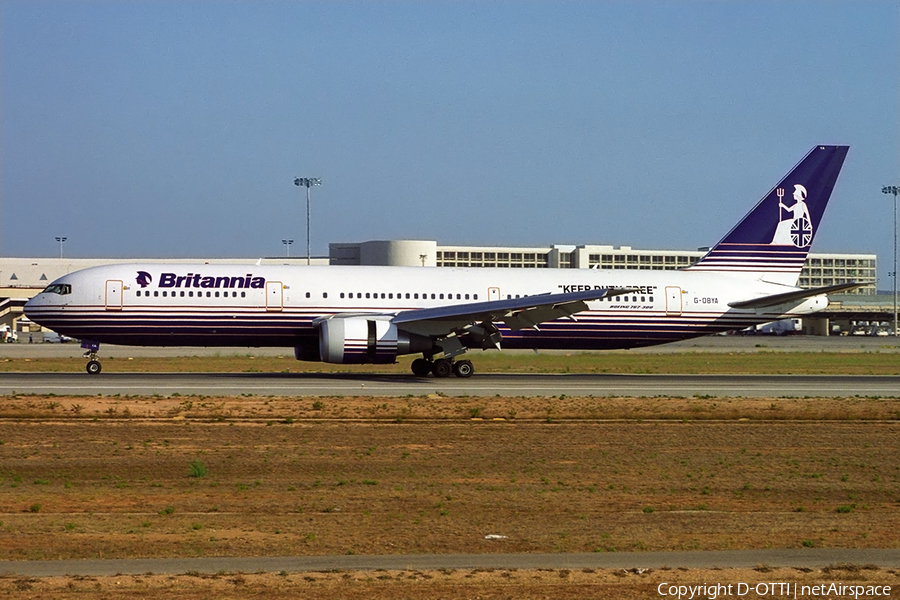 Britannia Airways Boeing 767-304(ER) (G-OBYA) | Photo 355935