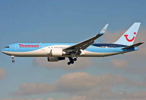 Thomson Airways Boeing 767-304(ER) (G-OBYE) at  Hamburg - Fuhlsbuettel (Helmut Schmidt), Germany