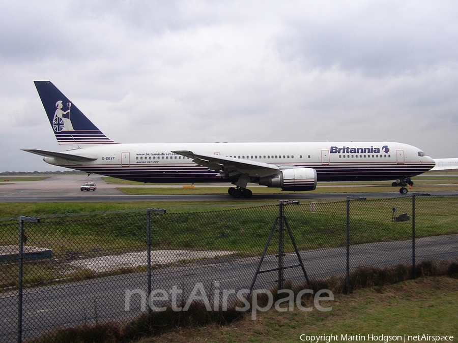 Britannia Airways Boeing 767-304(ER) (G-OBYF) | Photo 91844