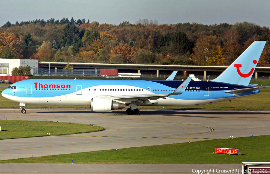Thomson Airways Boeing 767-304(ER) (G-OBYF) | Photo 92208