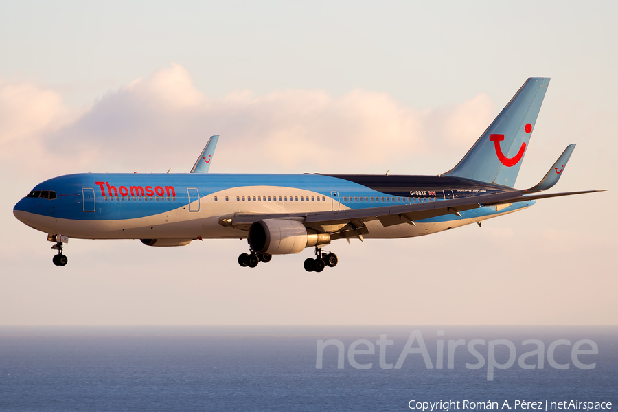 Thomson Airways Boeing 767-304(ER) (G-OBYF) | Photo 282381