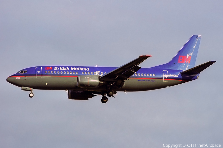 British Midland Airways - BMA Boeing 737-37Q (G-ODSK) | Photo 288230