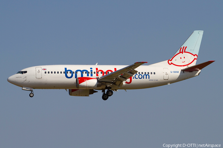 bmibaby Boeing 737-37Q (G-ODSK) | Photo 367566