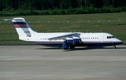 Flightline BAe Systems BAe-146-RJ100 (G-OFMC) at  Cologne/Bonn, Germany