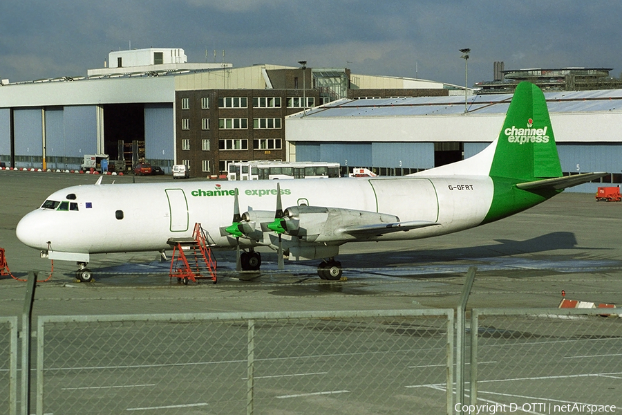 Channel Express Lockheed L-188C(F) Electra (G-OFRT) | Photo 369691