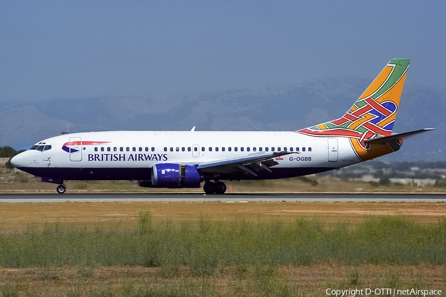 British Airways Boeing 737-34S (G-OGBB) | Photo 428056
