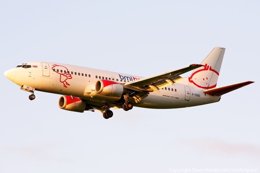 bmibaby Boeing 737-3L9 (G-OGBD) | Photo 680678