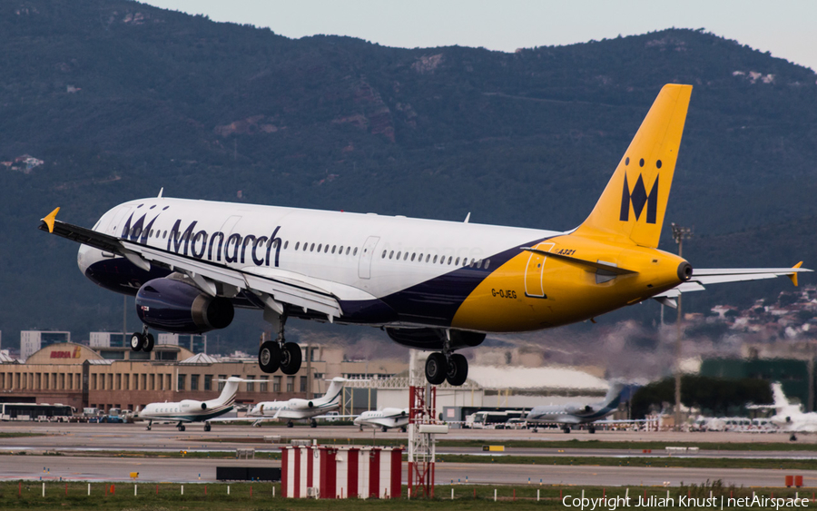 Monarch Airlines Airbus A321-231 (G-OJEG) | Photo 149128