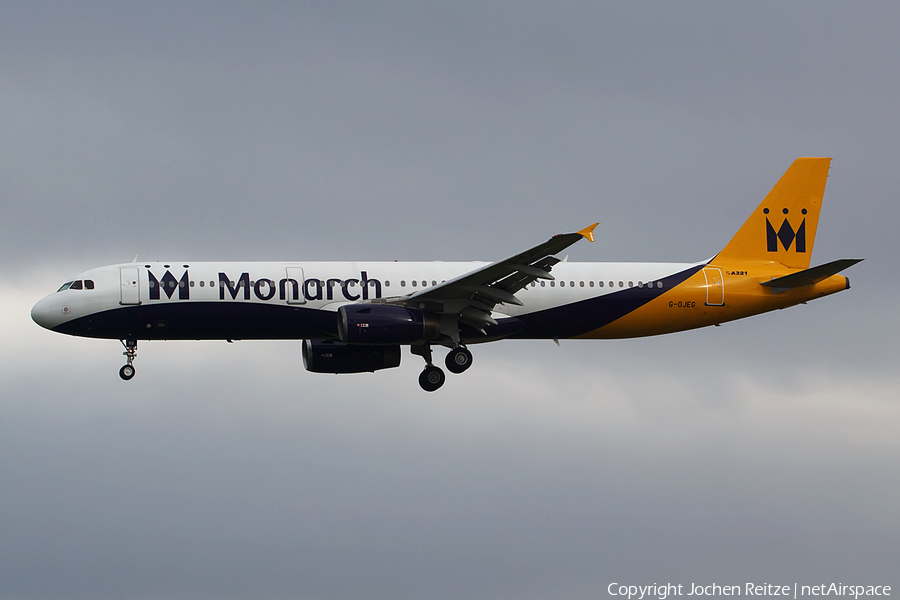 Monarch Airlines Airbus A321-231 (G-OJEG) | Photo 149405