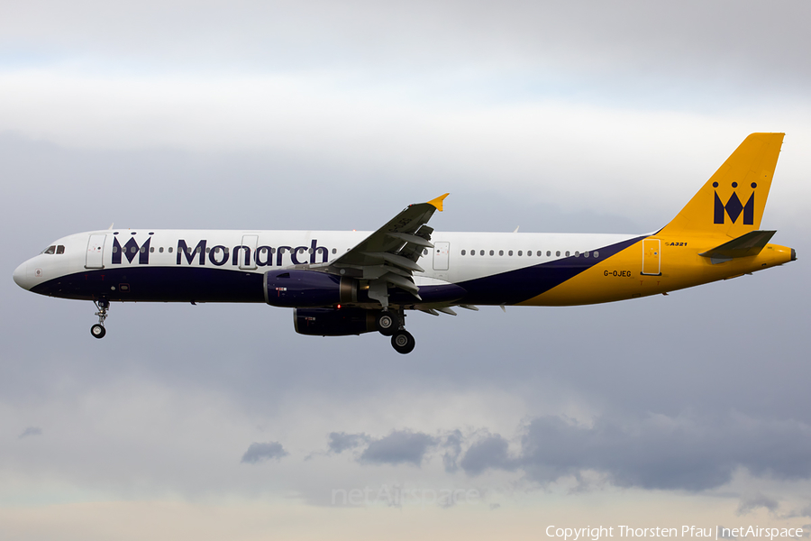 Monarch Airlines Airbus A321-231 (G-OJEG) | Photo 149462