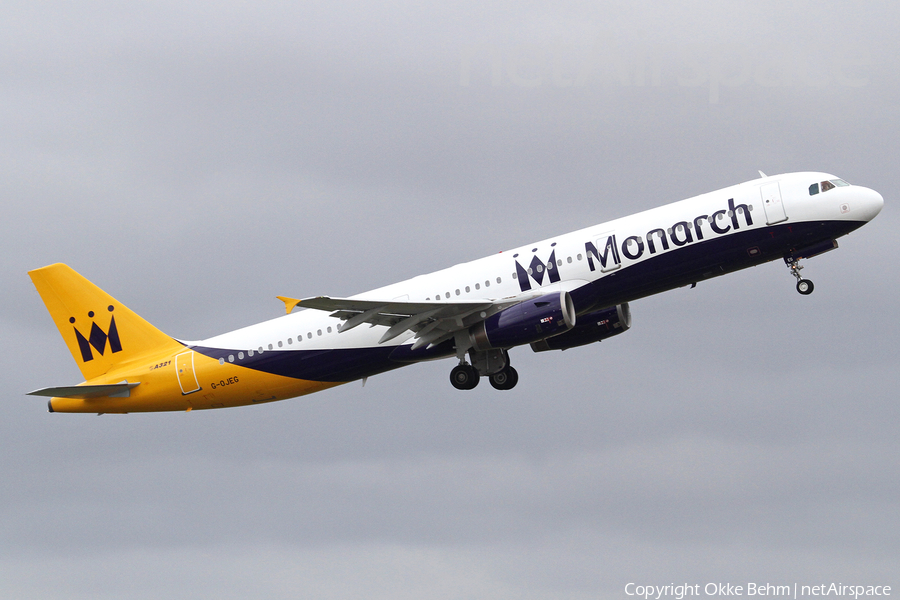 Monarch Airlines Airbus A321-231 (G-OJEG) | Photo 191989