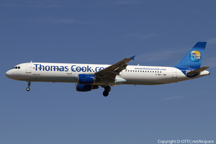 Thomas Cook Airlines Airbus A321-211 (G-OMYJ) | Photo 414962