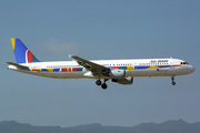 Air 2000 Airbus A321-211 (G-OOAF) at  Gran Canaria, Spain