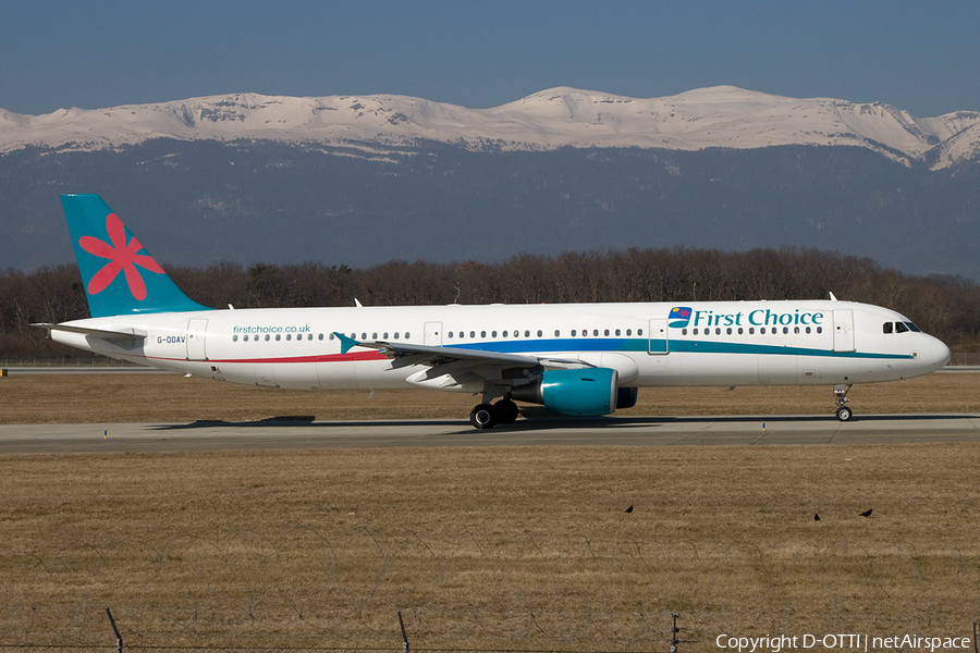 First Choice Airways Airbus A321-211 (G-OOAV) | Photo 272176