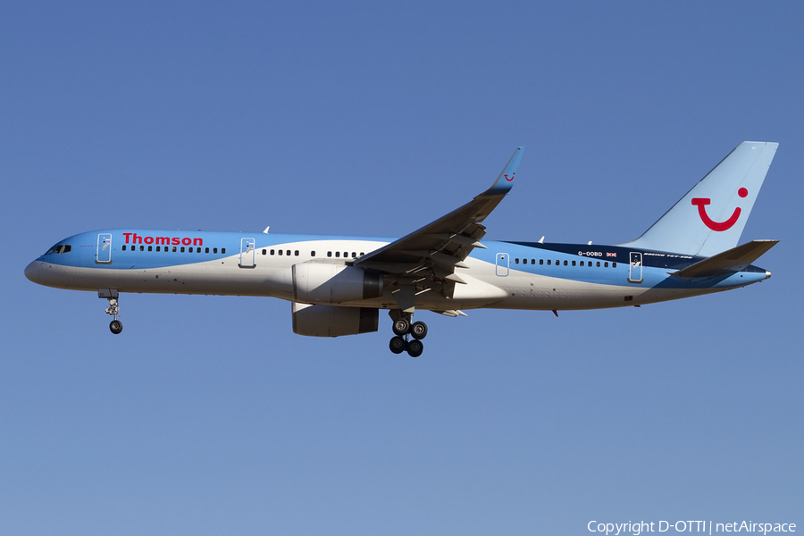 Thomson Airways Boeing 757-28A (G-OOBD) | Photo 414034
