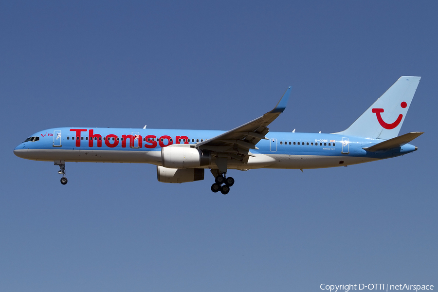 Thomson Airways Boeing 757-28A (G-OOBE) | Photo 414064
