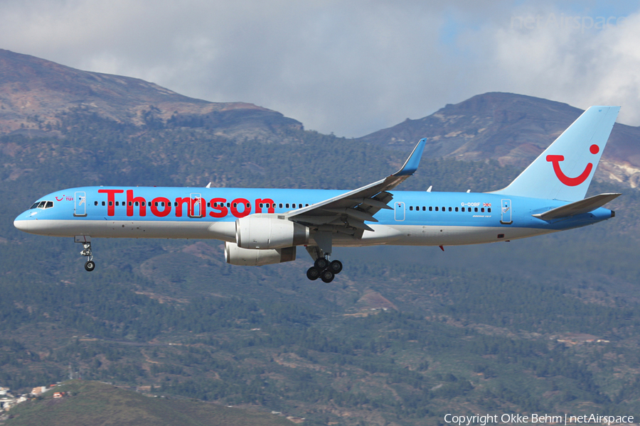 Thomson Airways Boeing 757-28A (G-OOBF) | Photo 48878
