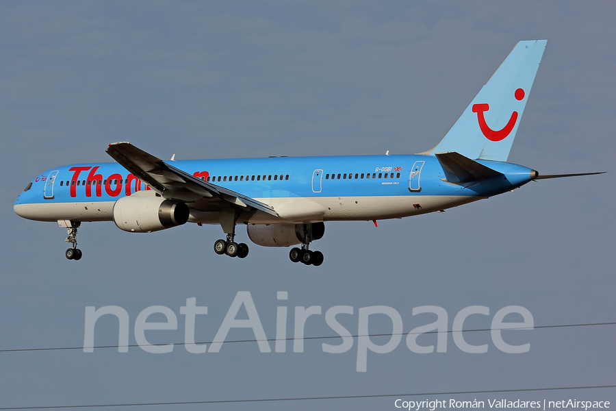 Thomson Airways Boeing 757-2B7 (G-OOBI) | Photo 451066