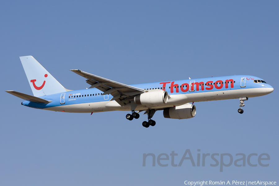 Thomson Airways Boeing 757-2B7 (G-OOBI) | Photo 282113