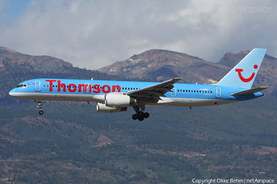 Thomson Airways Boeing 757-2B7 (G-OOBI) | Photo 48880