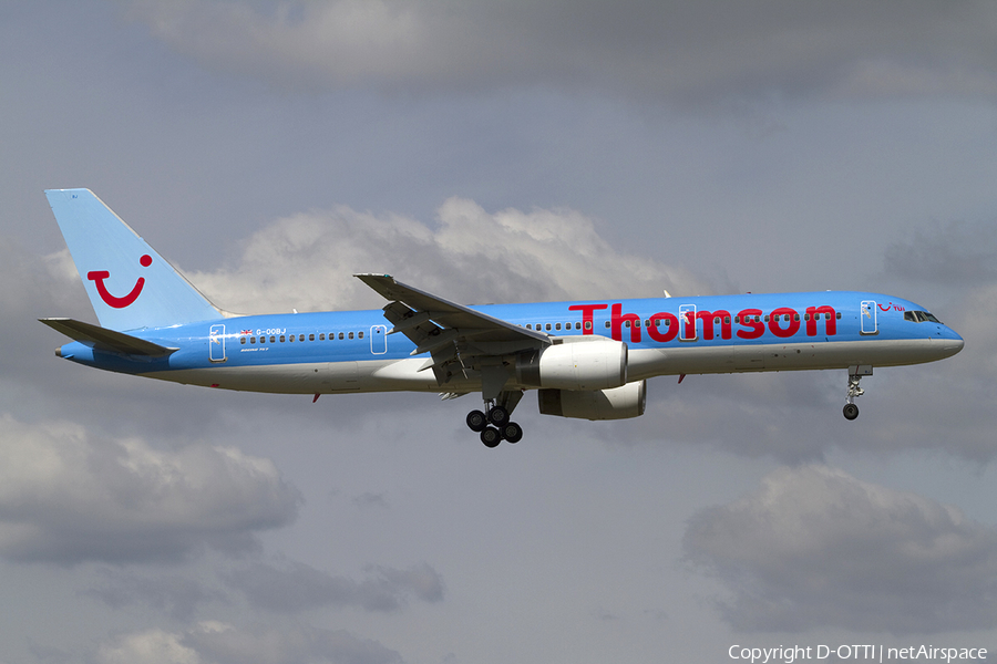 Thomson Airways Boeing 757-2B7 (G-OOBJ) | Photo 288121