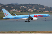 Thomson Airways Boeing 757-204 (G-OOBR) at  Corfu - International, Greece